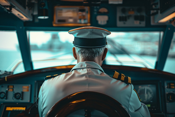 Hier ist ein optimierter, barrierefreier und zielgruppenspezifischer Alt-Text für Ihr Bild: „Symbolbild für verantwortungsvolle Gutachtenerstellung: Eine Person in Kapitänsuniform steuert das Schiff – Sinnbild für die Rolle medizinischer Gutachter und Sachverständiger bei der sicheren Navigation durch komplexe Begutachtungsprozesse im medizinischen und juristischen Kontext.“ Kurzfassung (falls technisch oder redaktionell erforderlich): „Symbolische Darstellung: Führung und Verantwortung bei medizinisch-juristischer Begutachtung.“ Bitte geben Sie mir Bescheid, falls Sie eine weitere Anpassung auf einen konkreten Artikelbezug oder Fokus wünschen!. - © Tetiana - stock.adobe.com